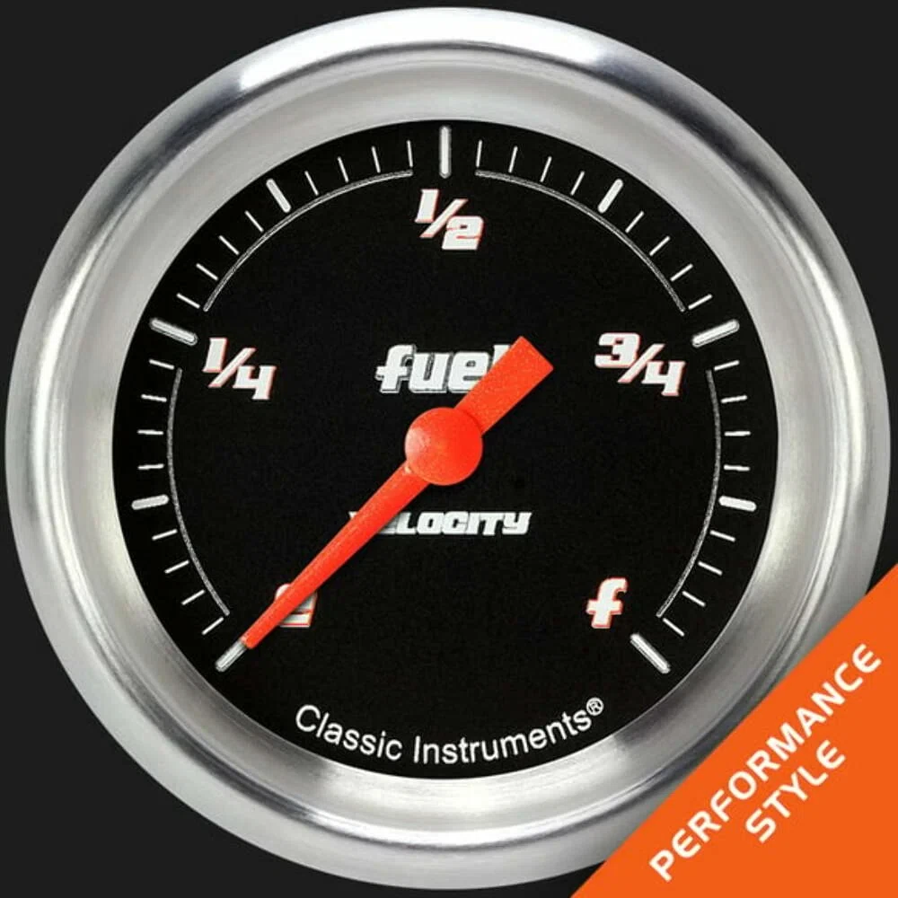 Velocity Black 2 5_8_ Fuel Gauge VS309BAPF